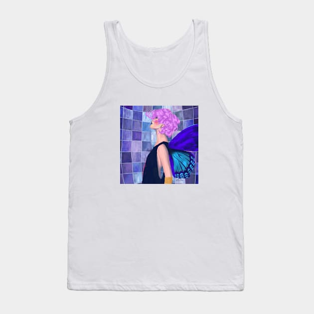 Butterfly woman Tank Top by Atlantica